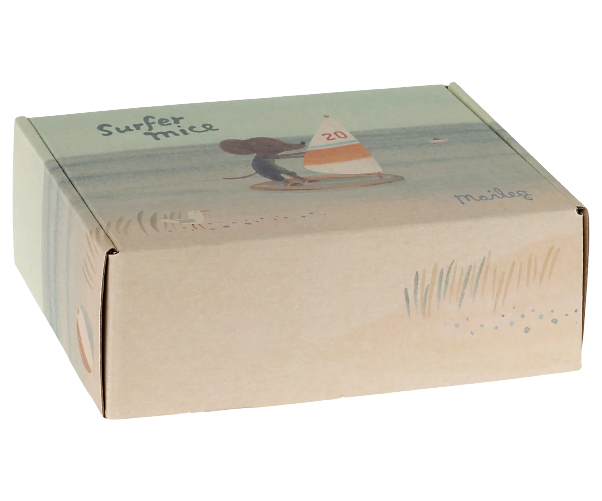 Maileg - Beach Mice, Surfer Little Brother