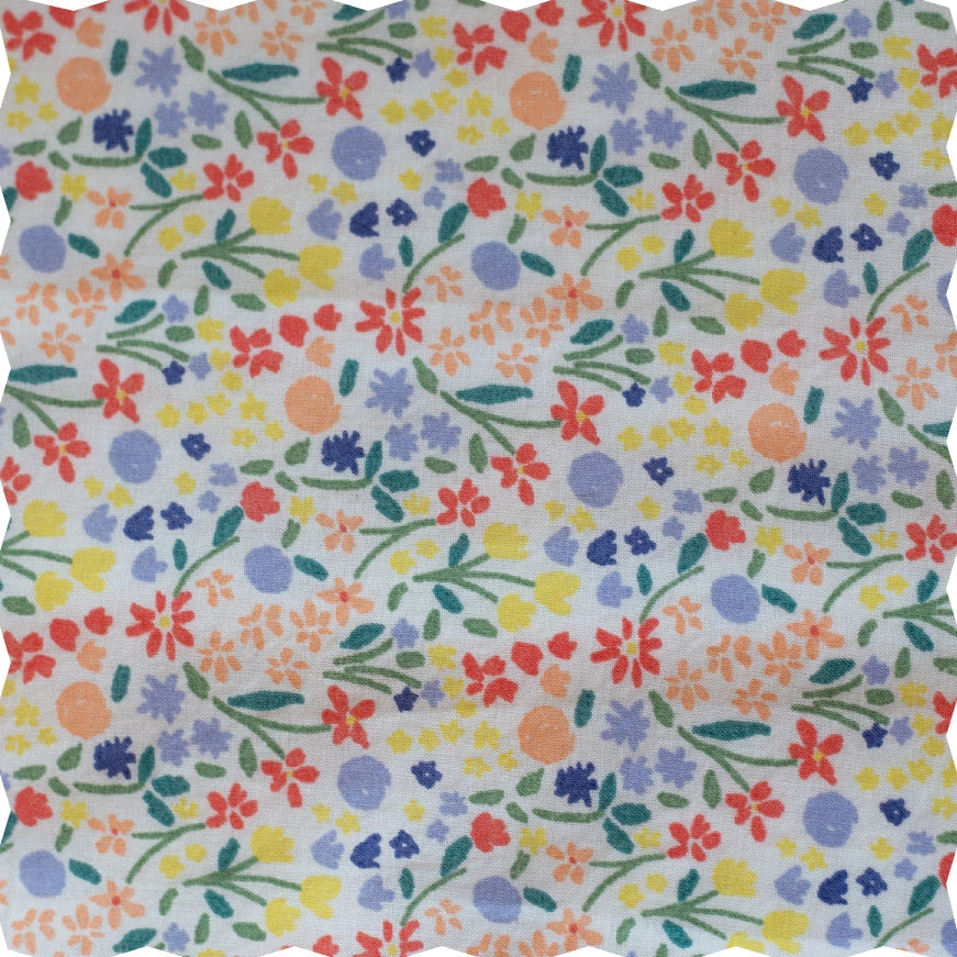 Yellow Petal Confetti Toddler Emily Dress with lace trim from Beet World, featuring a charming floral print and delicate lace details.