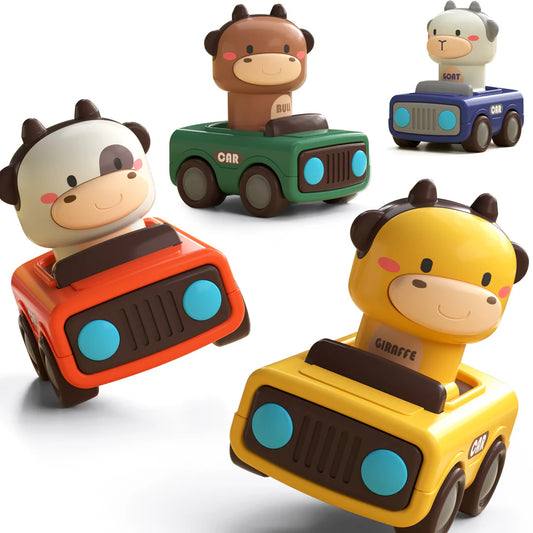 Press and Go Animal Car Toys