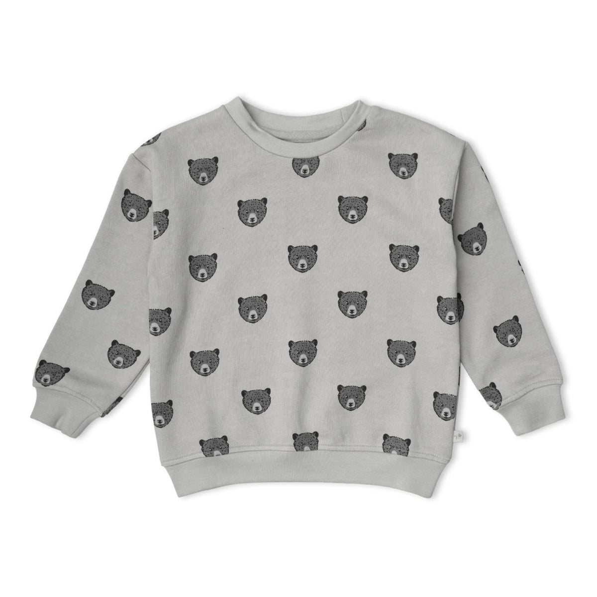 Woodland Bear Organic Fleece Sweatshirt