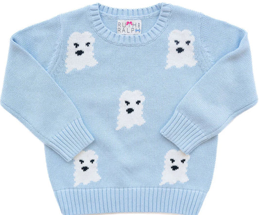 Ruth and Ralph - Blue Ghost Sweater