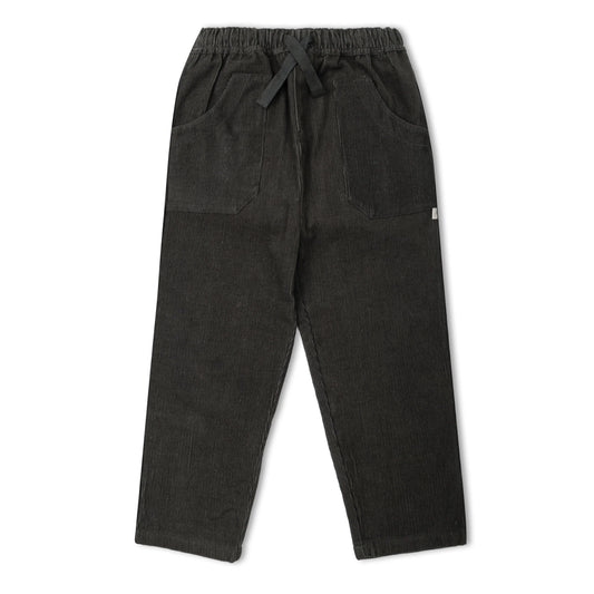 Charcoal Organic Corduroy Pants