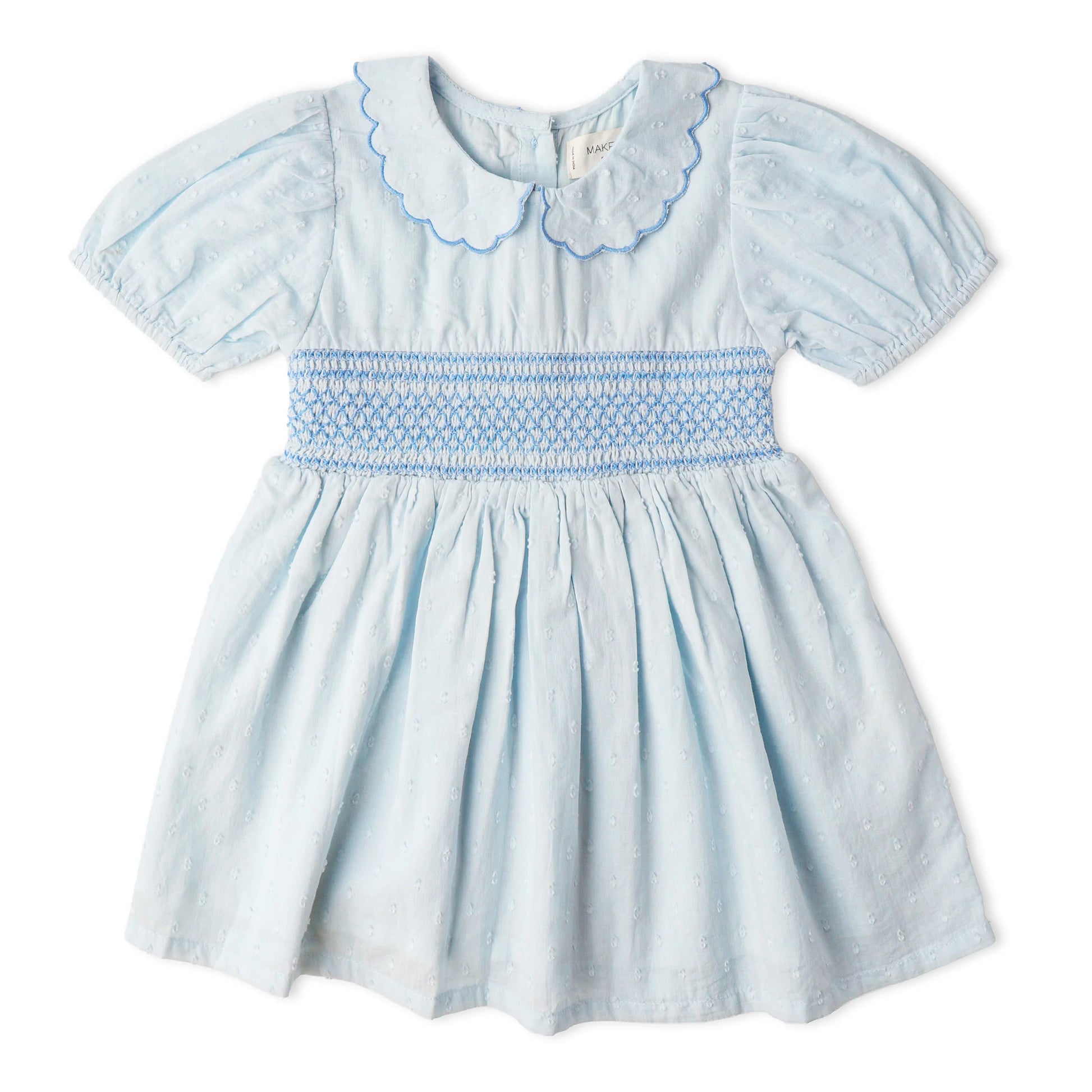 Makemake Organics - Organic Smocked Collar Dress