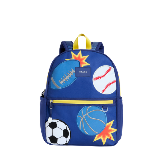 State Bags Multi Sports Kane Backpack with multiple compartments and adjustable straps, designed for active use and everyday carry.