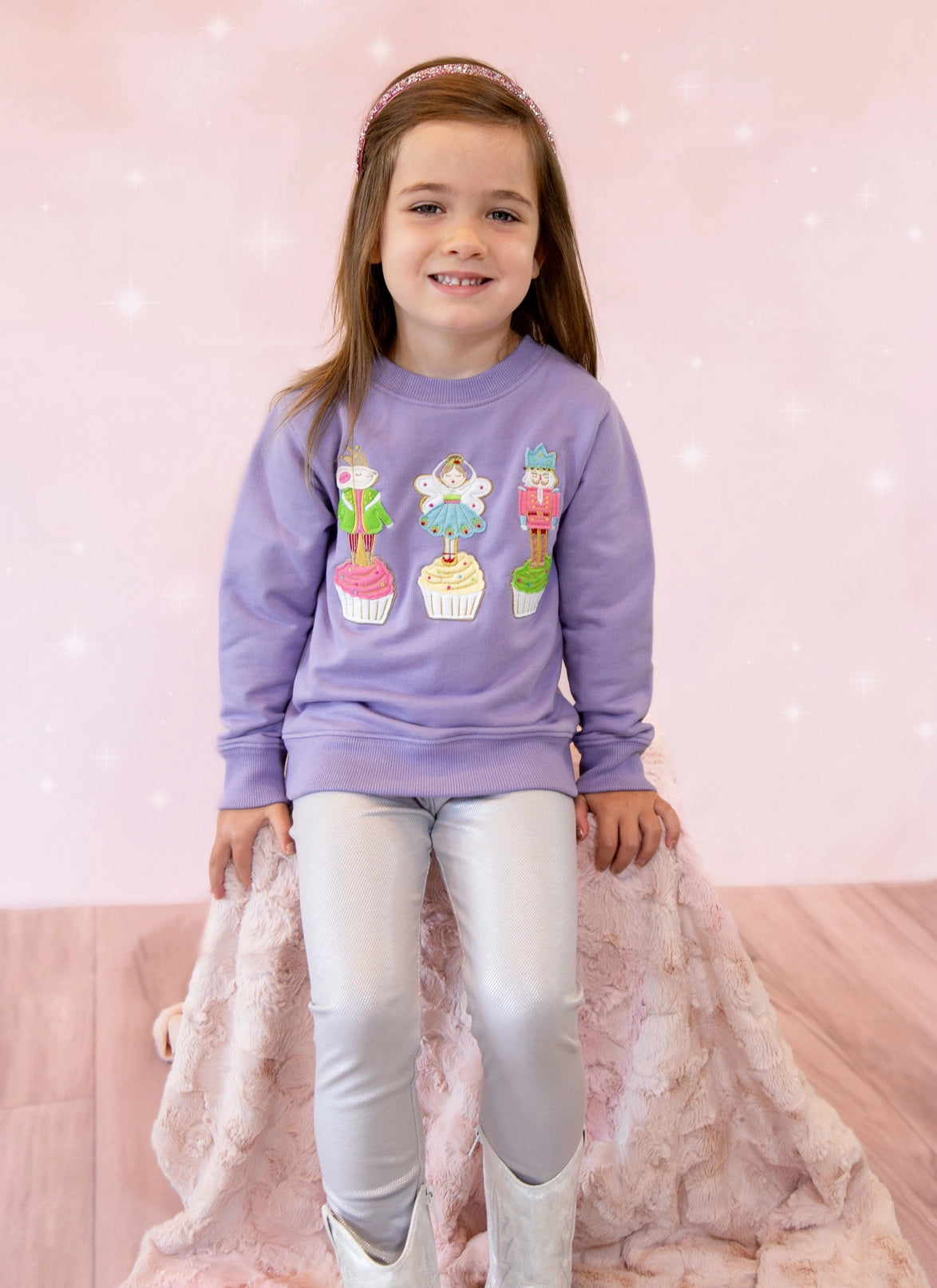 Persian Violet Cupcake Nutcracker Sweatshirt