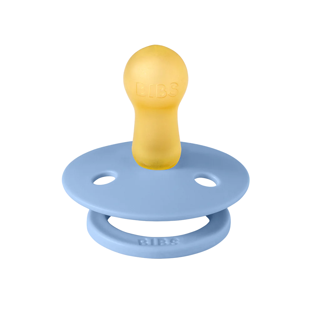 Bibs Pacifier - 2 pack - Sky Blue/Steel Blue