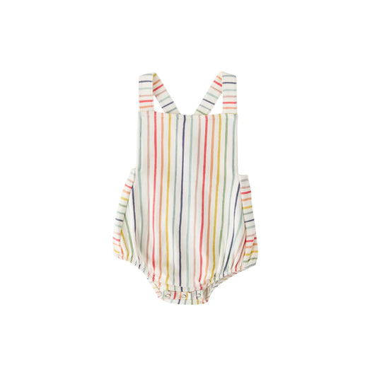 Stripes Away Rainbow Criss-Cross One-Piece