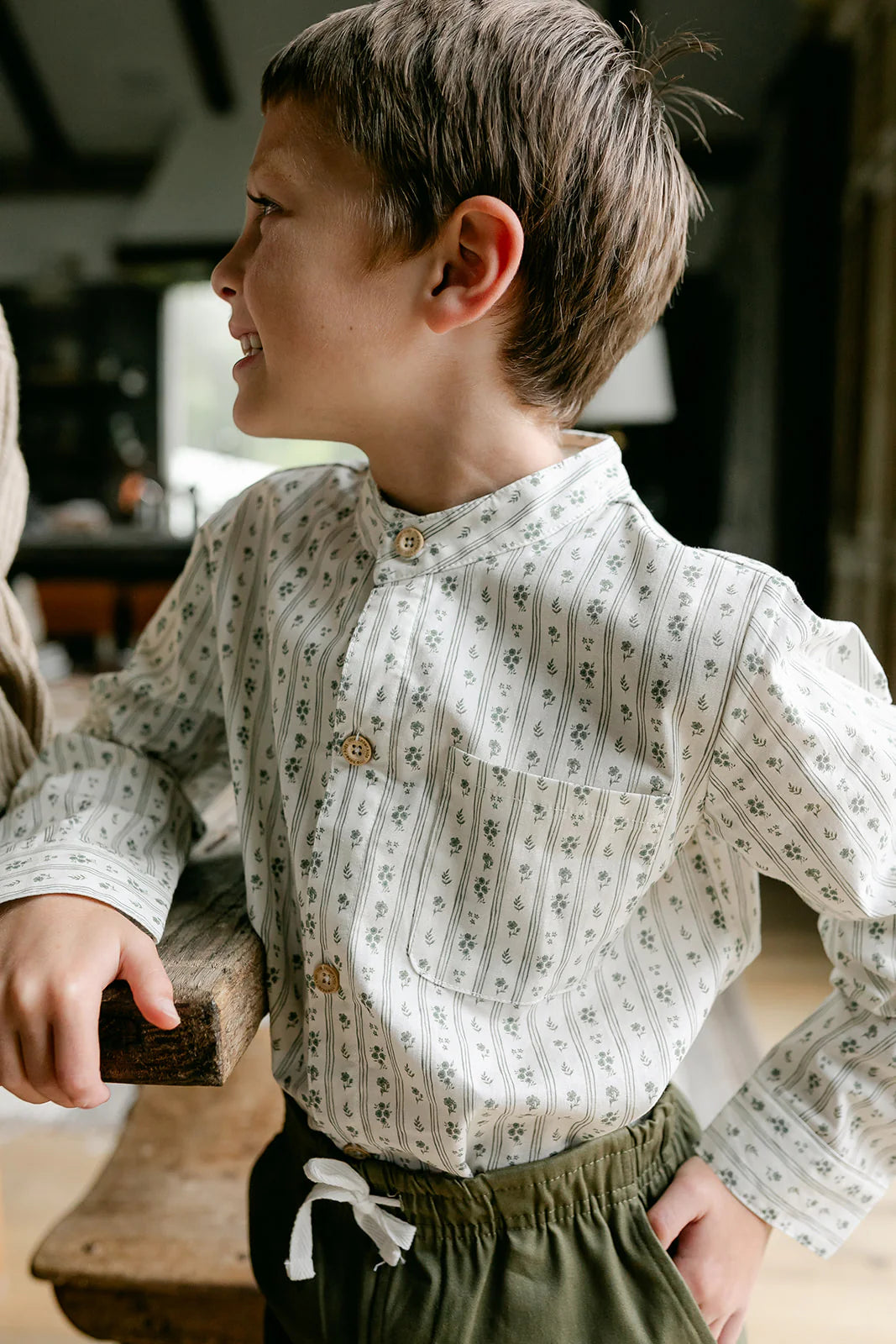 Country Floral Arthur Long Sleeve Shirt