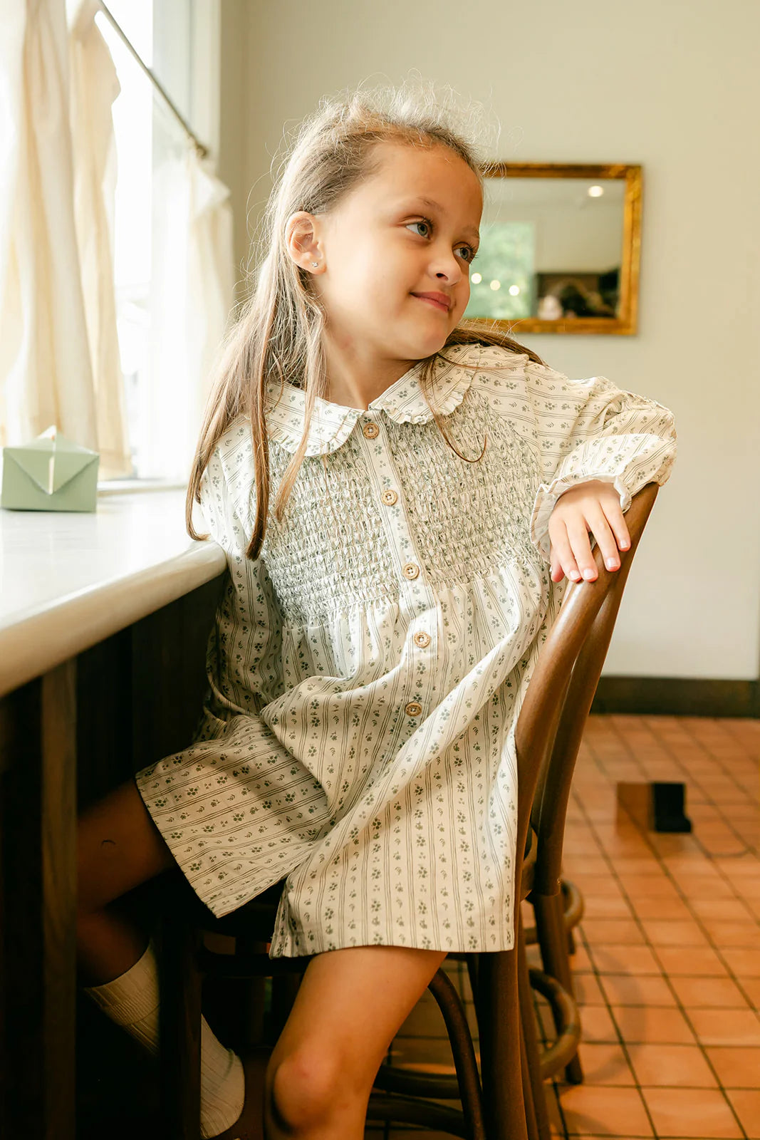 Country Floral Elodie Smocked Dress