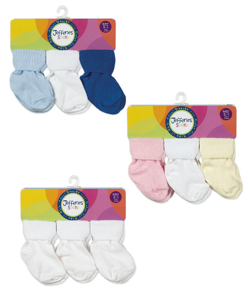 Jefferies Socks - Classic Turn Cuff Bootie Socks 6 Pair Pack