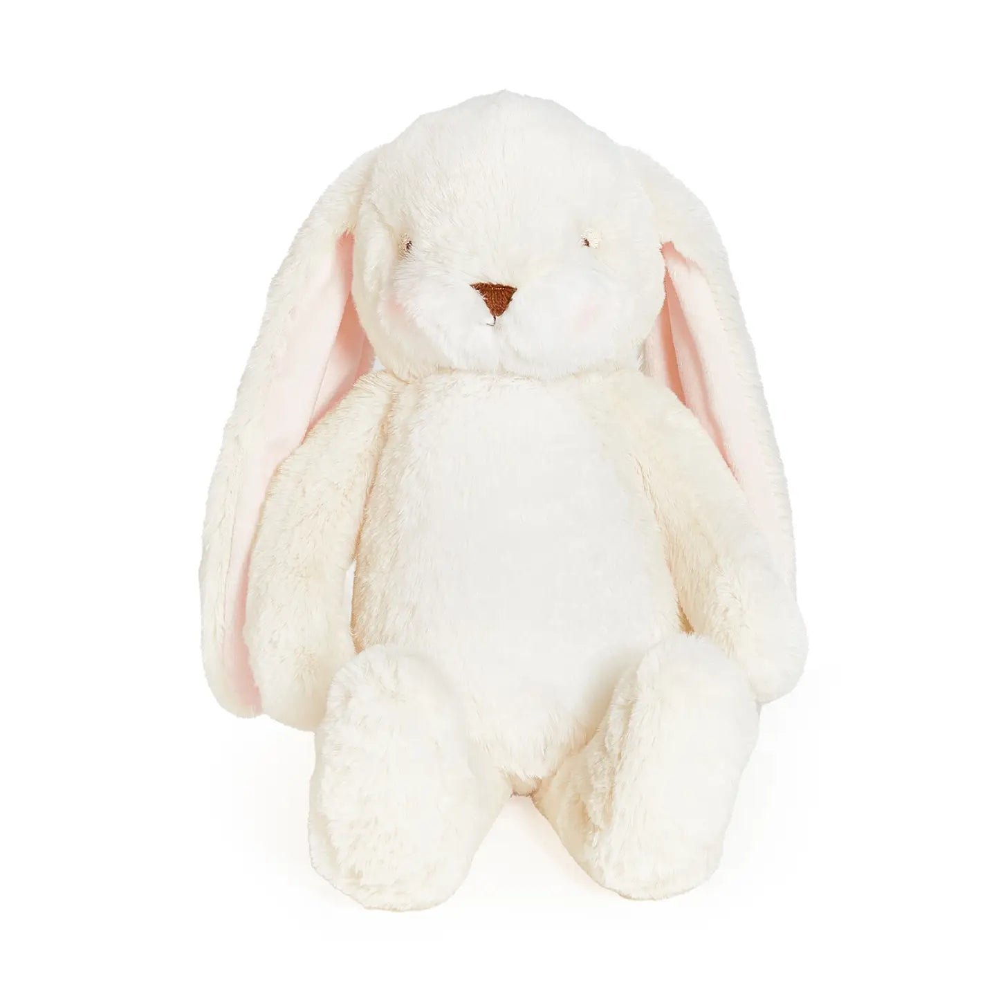 Cream Little 12" Nibble Bunny plush toy by Bunnies By the Bay, featuring soft fabric and adorable bunny design.