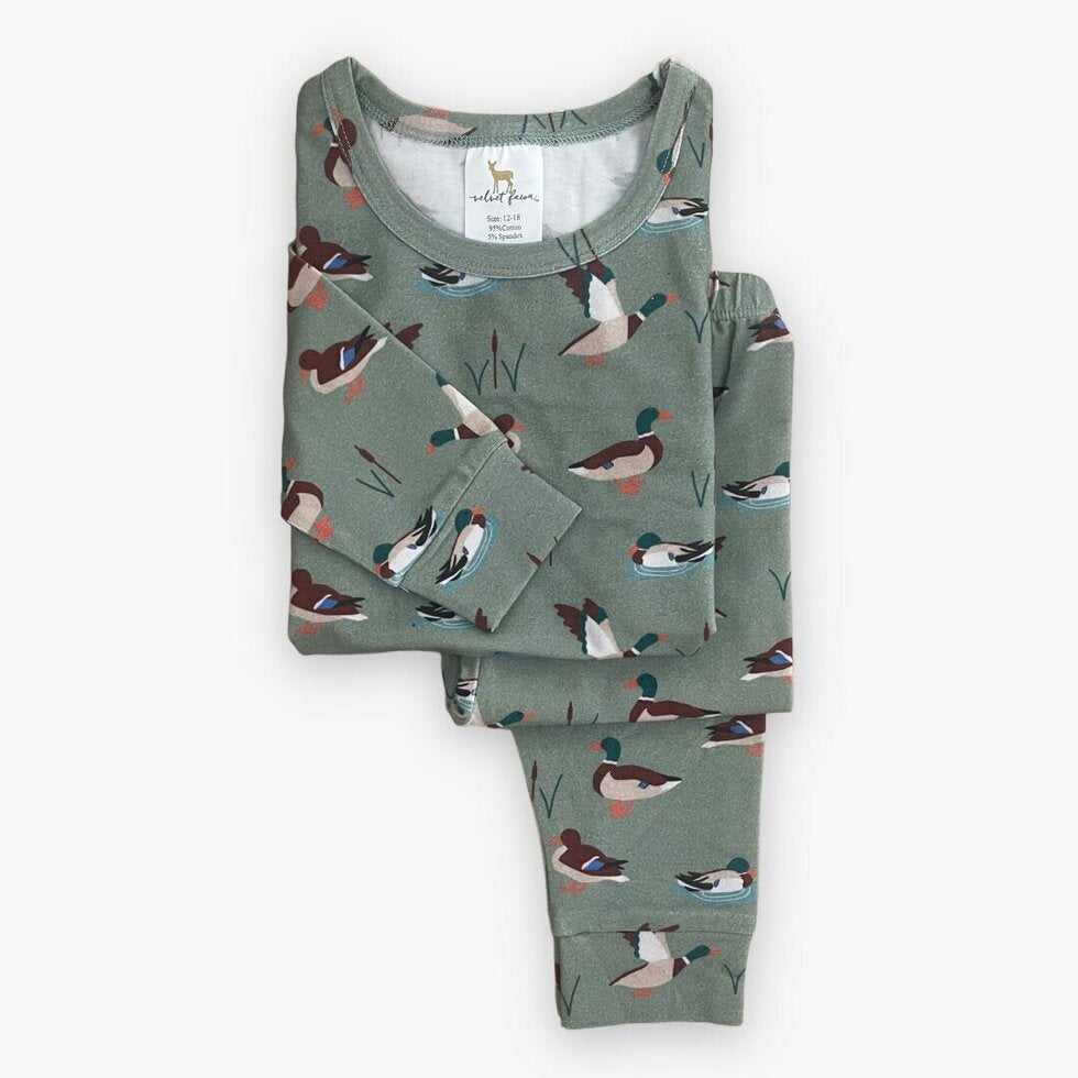 Velvet Fawn - modal long sleeve pajama set || my duckling