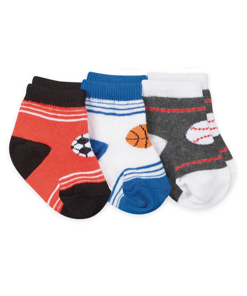 Jefferies Socks - Sports Crew Ankle Socks 3 Pair Pack