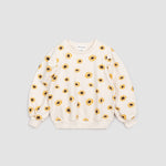 miles the label - Sunflower Print on Crème Sweatshirt