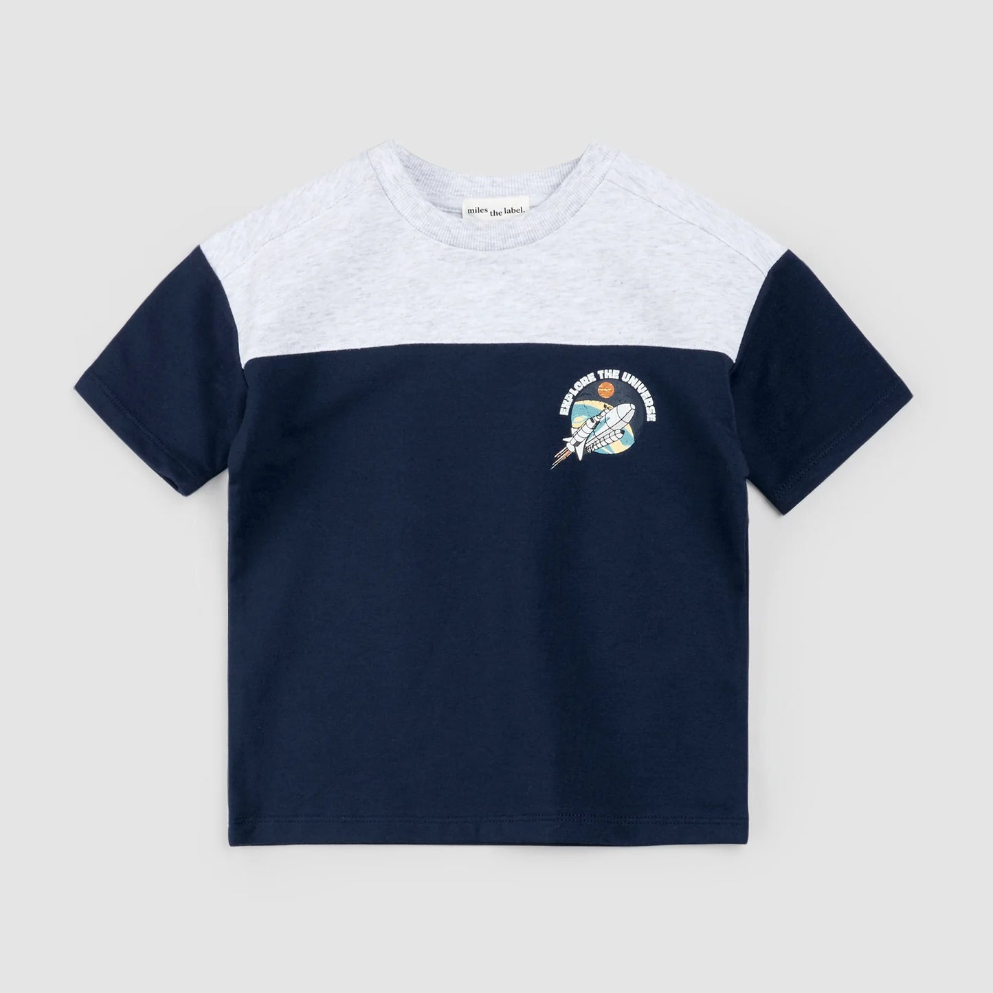 Miles the Label - Explore the Universe Colorblock Tee