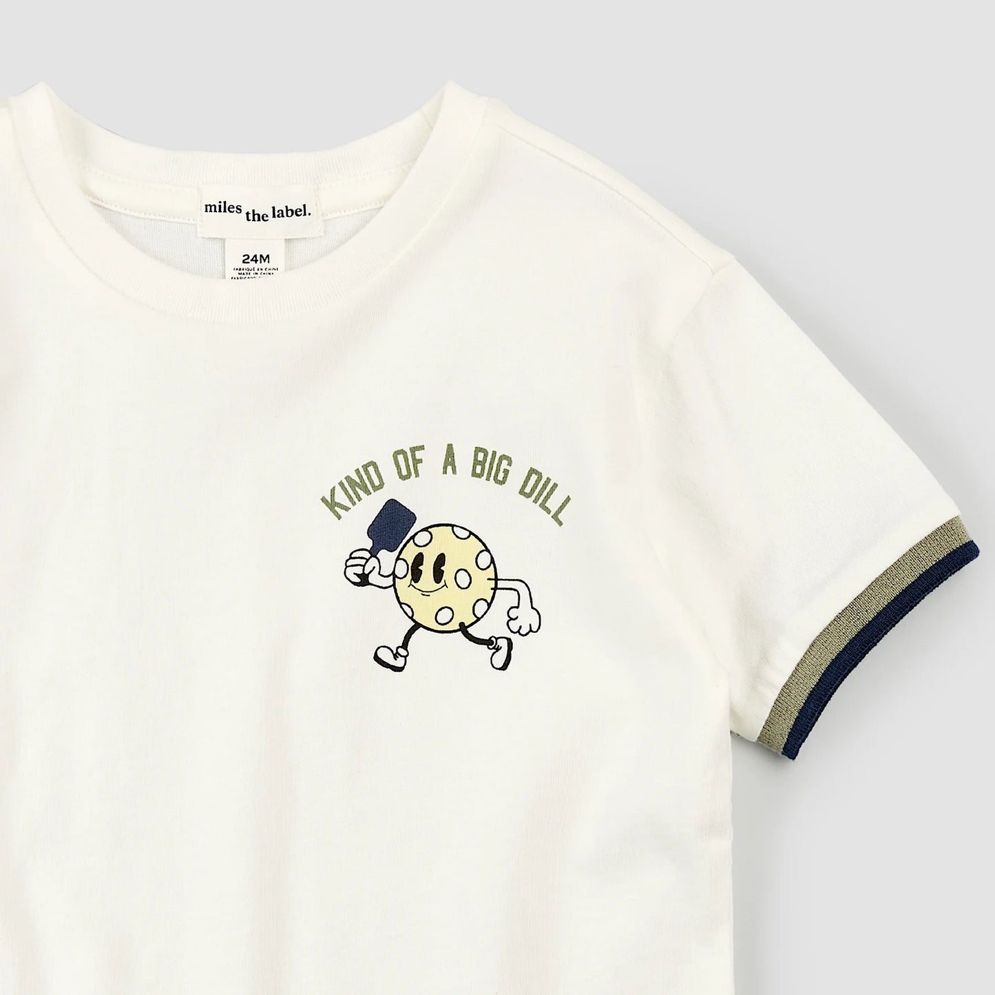 Miles the Label -  Pickleball Ringer T-Shirt