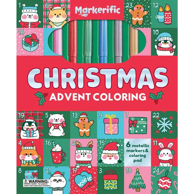 Markerific: Christmas Advent Coloring
