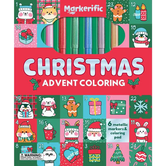 Markerific: Christmas Advent Coloring
