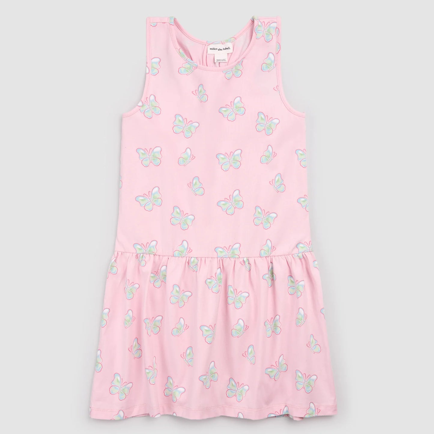 Butterflies on Parfait Racerback Jersey Dress