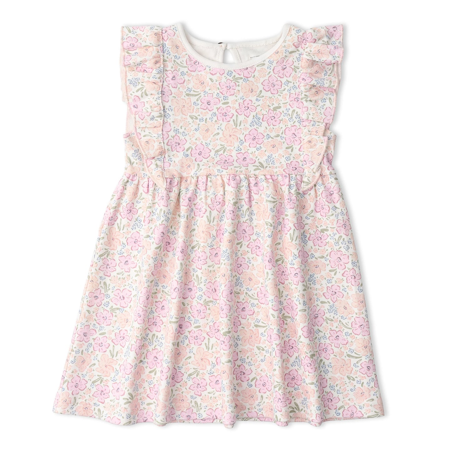 Peony Organic Flutter Dress