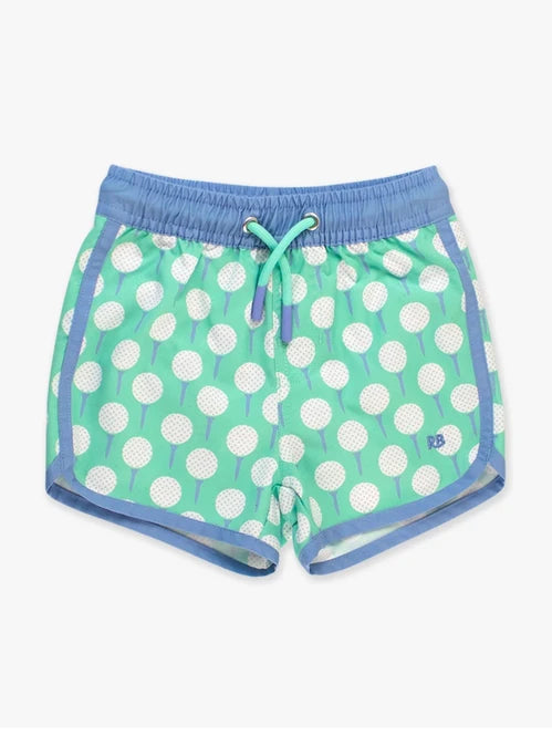 Ruffle Butts - Tee Time Dolphin Hem Swim Trunks
