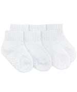 Jefferies Socks - Non-Skid Smooth Toe Sport Half Cushion Quarter Socks 3 Pair Pack