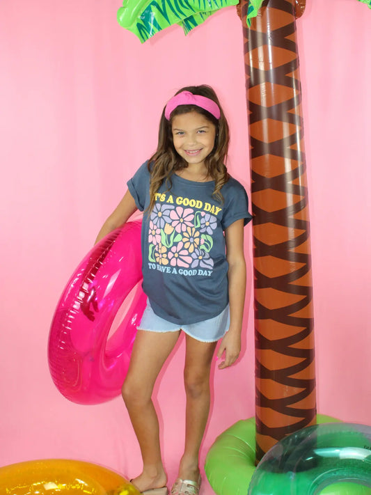 Sweet Soul - It's A Good Day To Have A Good Day Puff T-Shirt-Tween Girls