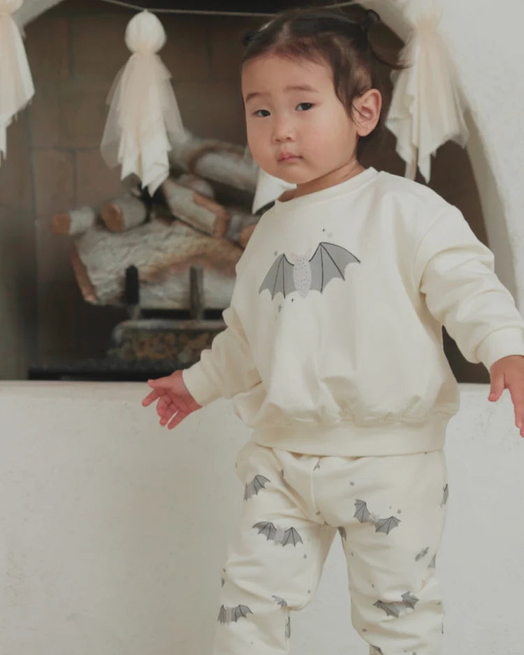 Baby boys' relaxed fleece sweatshirt by Quincy Mae featuring soft, cozy fabric and a comfortable fit for everyday wear.