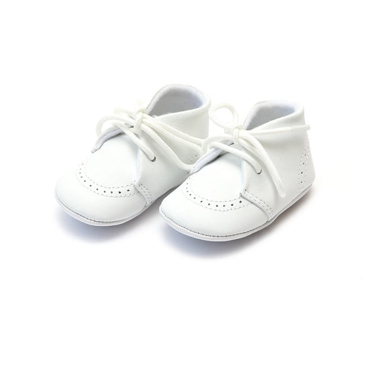 L'Amour - Benny Leather Brogue Oxford Crib Shoe (Infant)