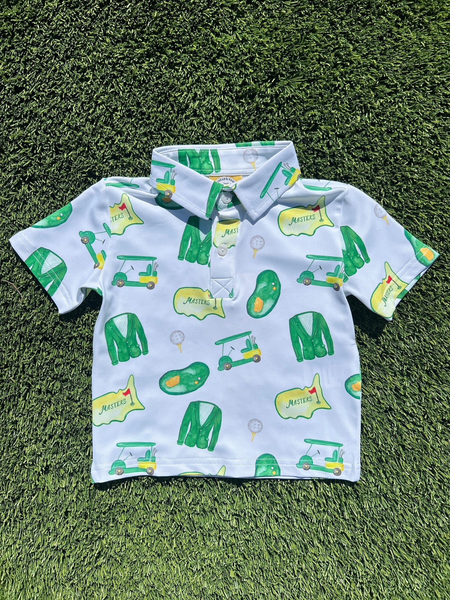 Hibiscus & Honey - Hole in One Boys Knit Polo