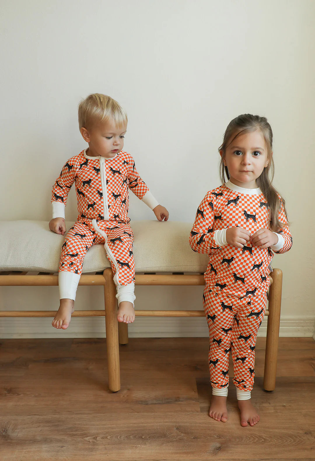 Southern Slumber Game Day coonhound bamboo sleeper with double zippers, soft fabric, and cozy design for comfortable sleep.