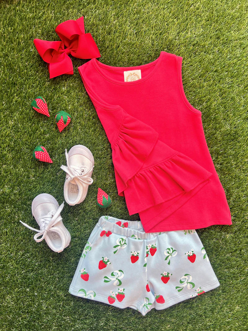 The Beaufort Bonnet Company - Love You Back Top - Richmond Red