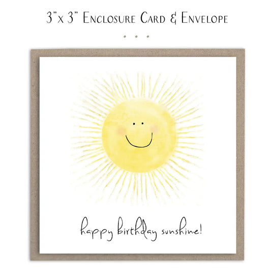 Happy Birthday Sunshine - Mini Card
