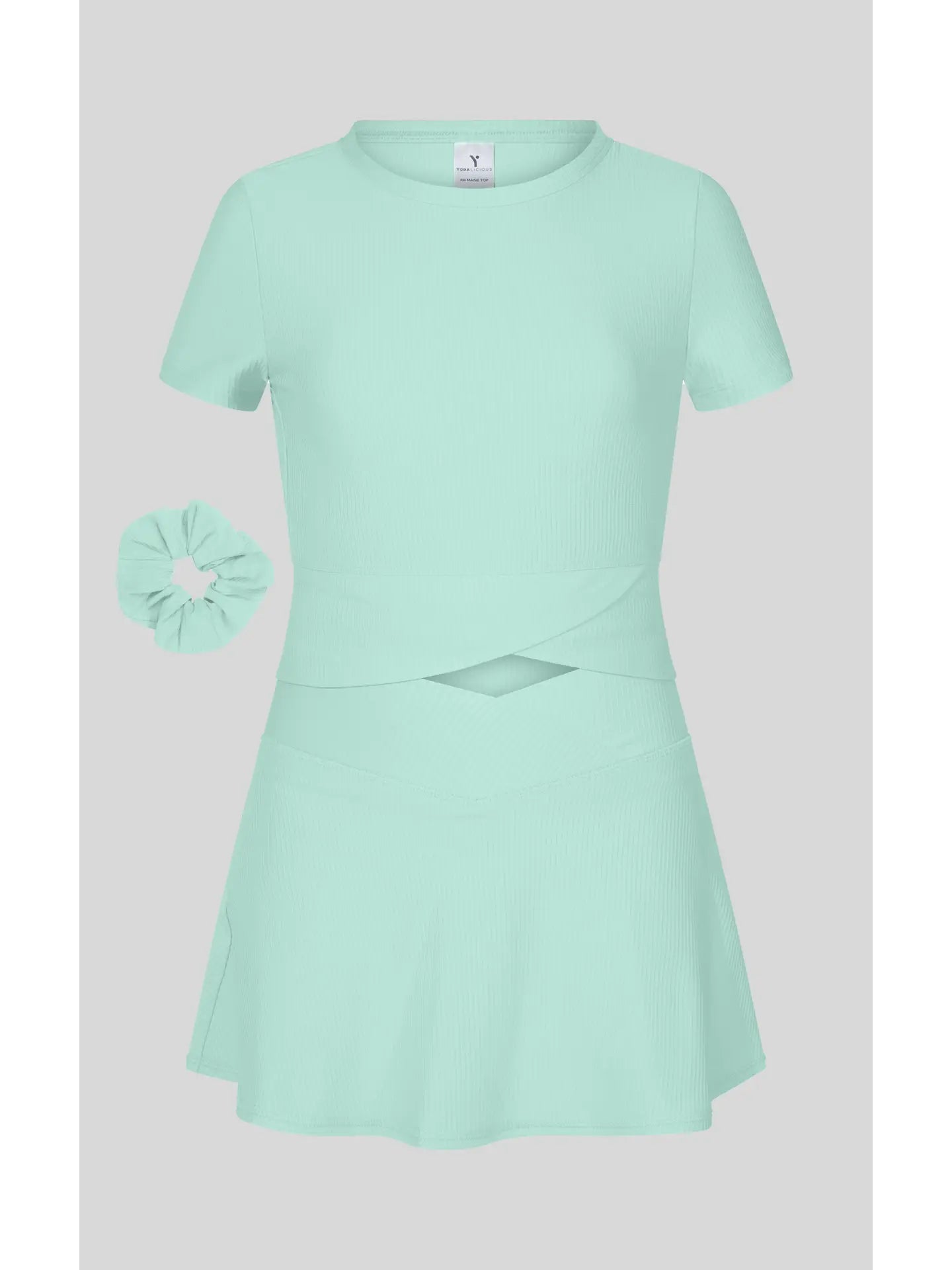 Oceantide Rib Marie Crossover Top and Skort Set