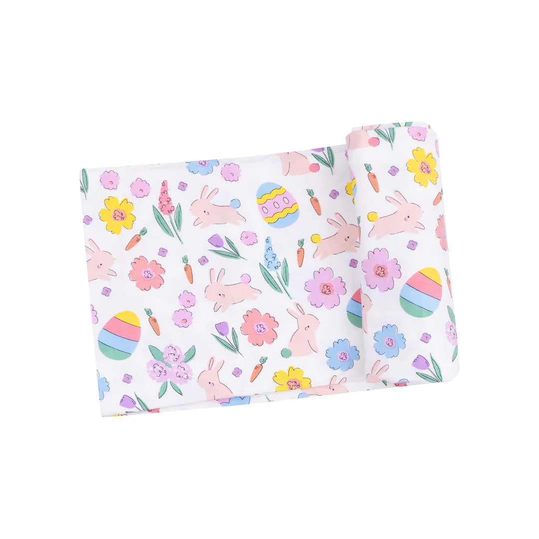 Angel Dear - Easter Bunnies Pink Swaddle Blanket