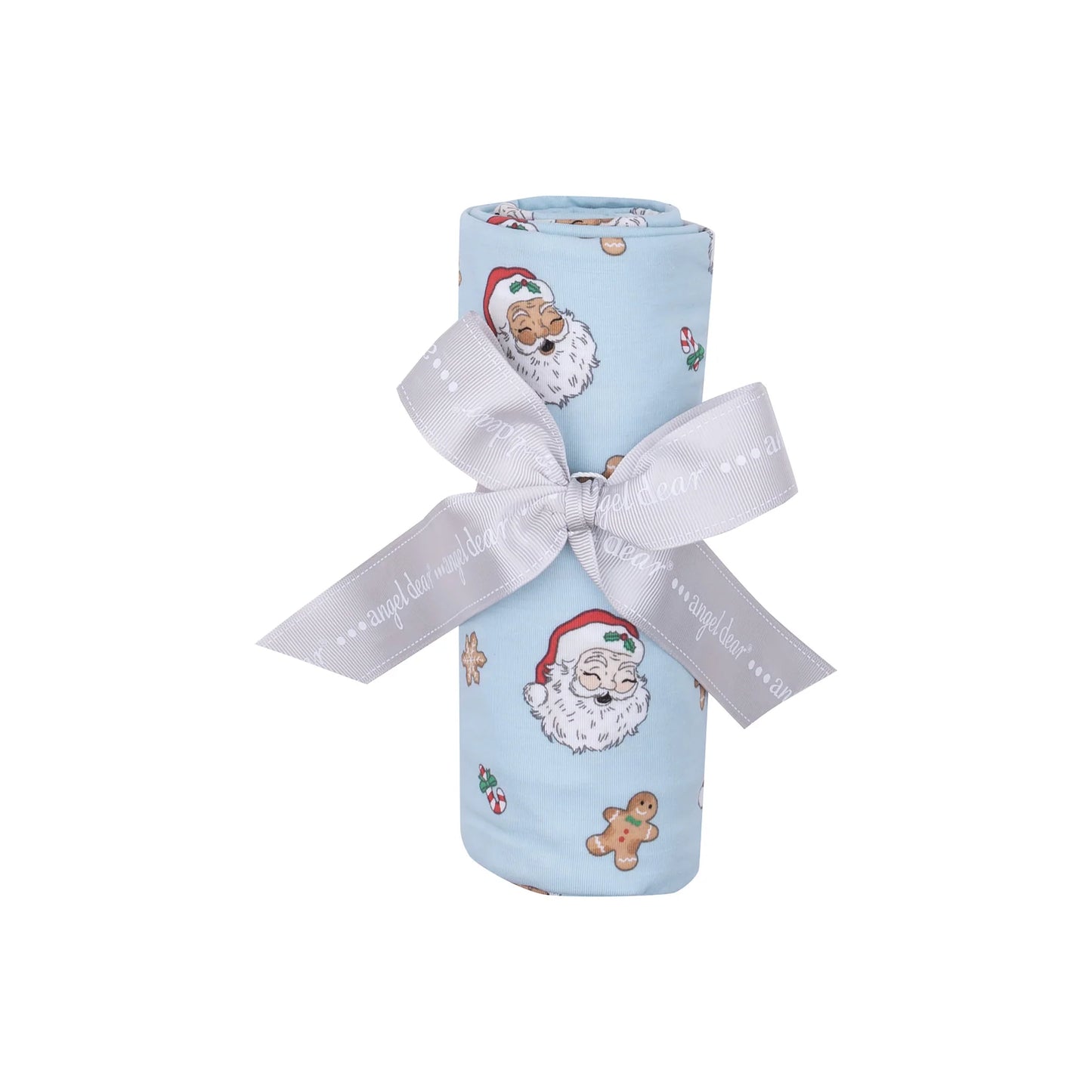 Angel Dear - Blue Vintage Santa Swaddle Blanket