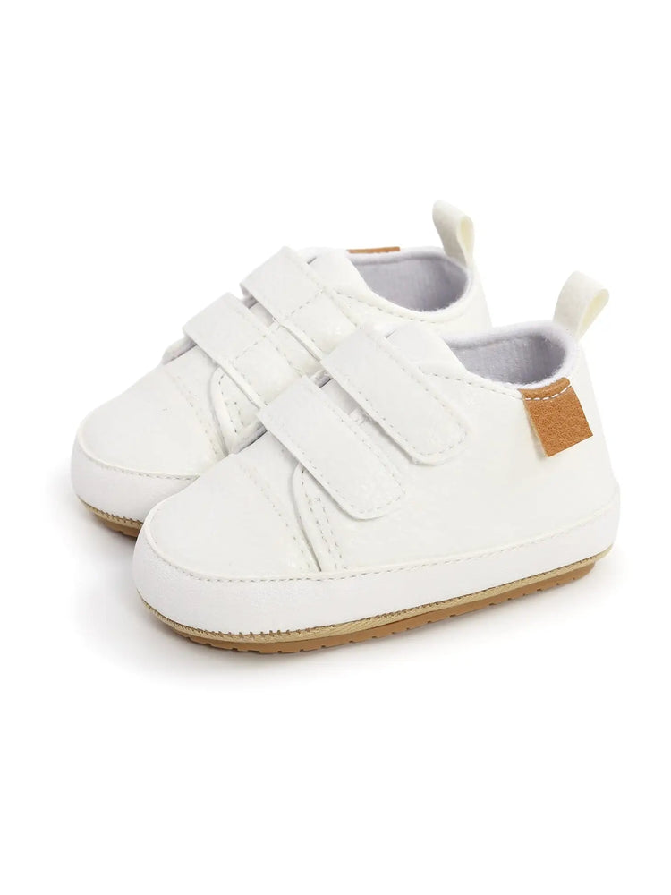 White Velcro Baby Shoes