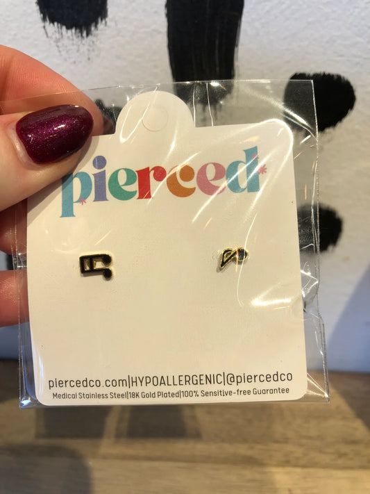 Pierced Co - Music Note Screwbacks