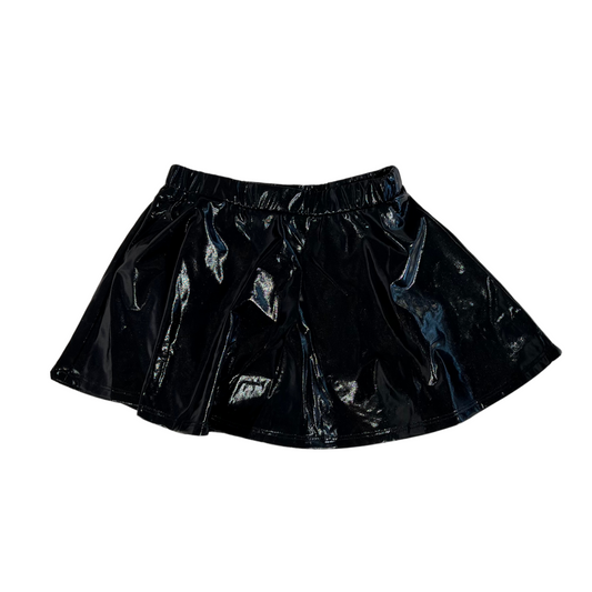 Lulu Bebe - Metallic Black Skirt