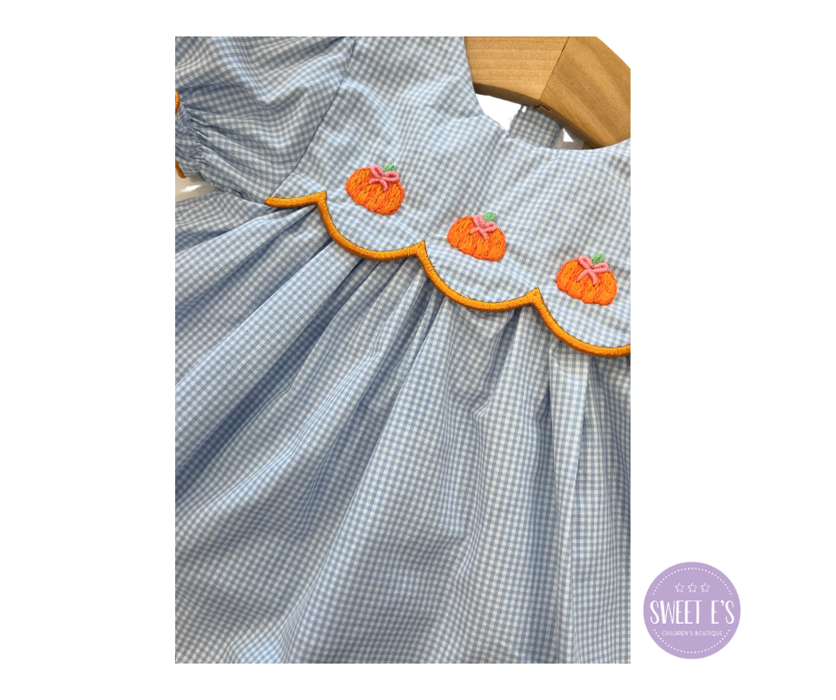 Aspen Claire - The Scalloped Pumpkin Dress Set