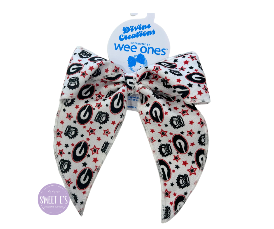 wee ones - College Star Fabric Bow
