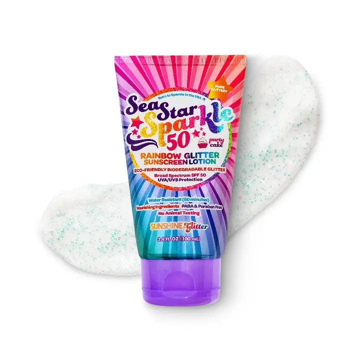 Sea Star Sparkle Cosmic Glitter Sunscreen Lotion