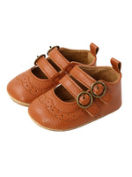 Double Buckle Mary Jane Baby Shoes