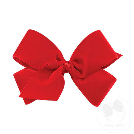wee ones -  Classic Velvet Bow