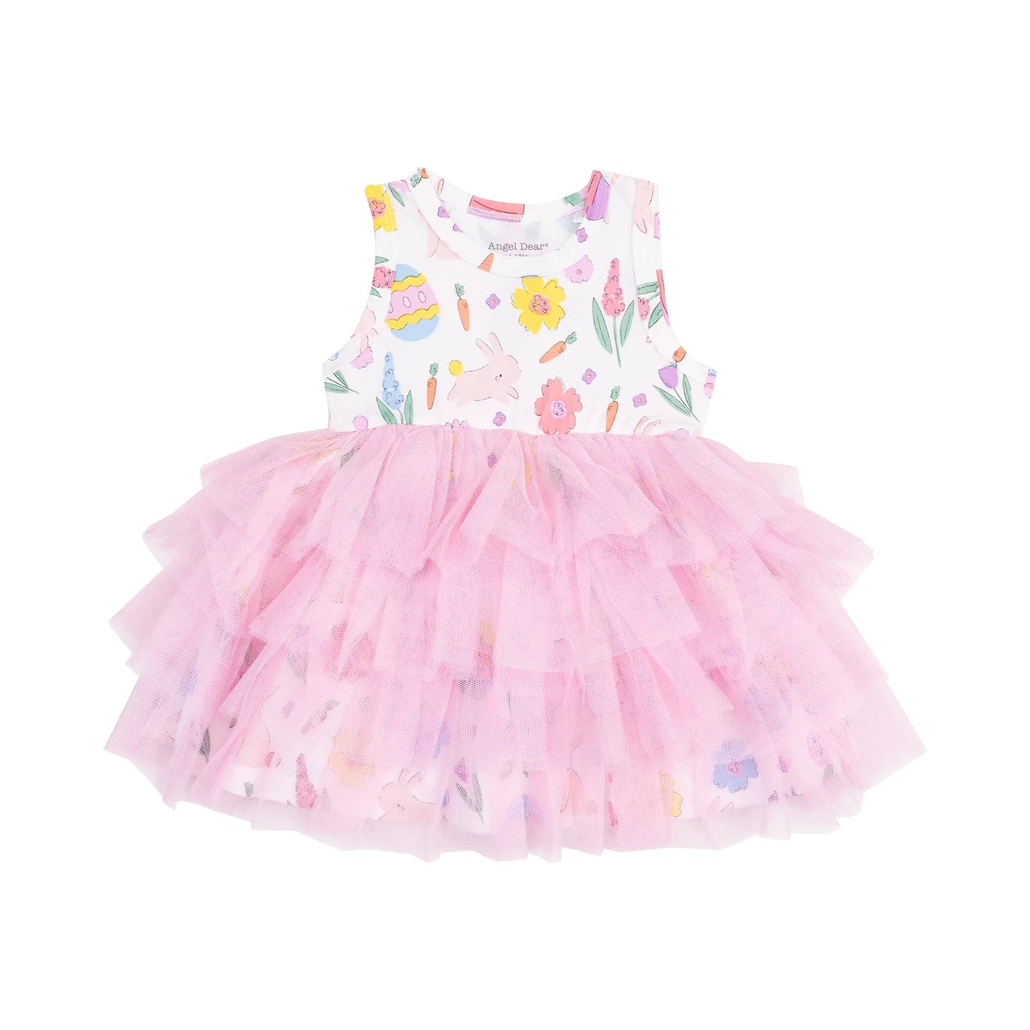Angel Dear - Easter Bunnies Pink Tutu Tank Dress