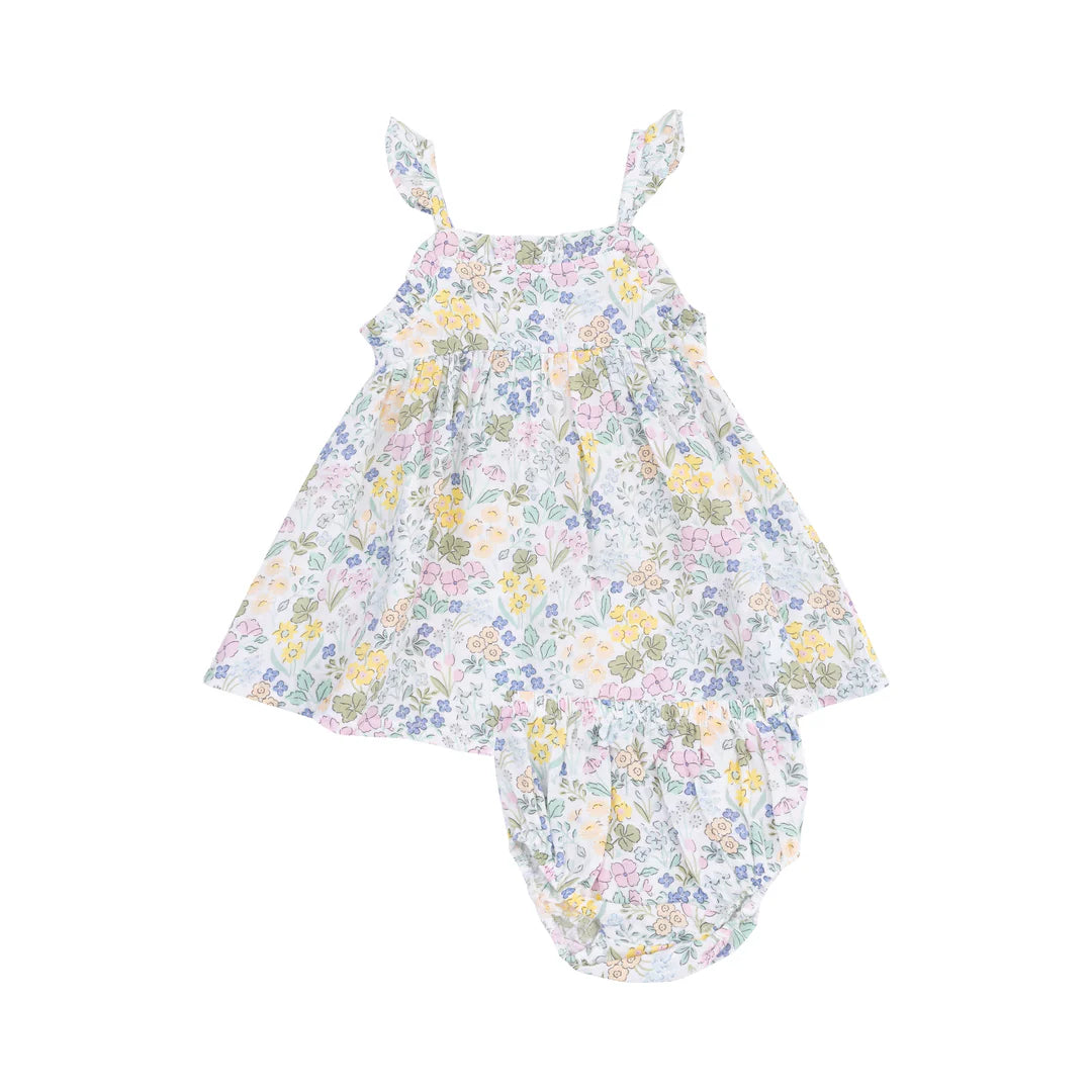 Angel Dear - Samantha Floral Ruffle Dress