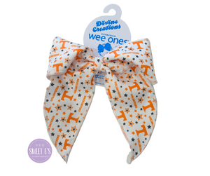 wee ones - College Star Fabric Bow
