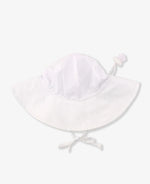 Ruffle Butts/Rugged Butts - White Sun Protective Hat (Copy)