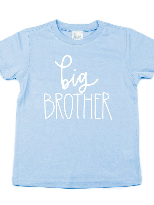 Light blue Big Brother T-shirt by Cuddle Sleep Dream with playful print, casual fit, perfect for kids or toddlers.
