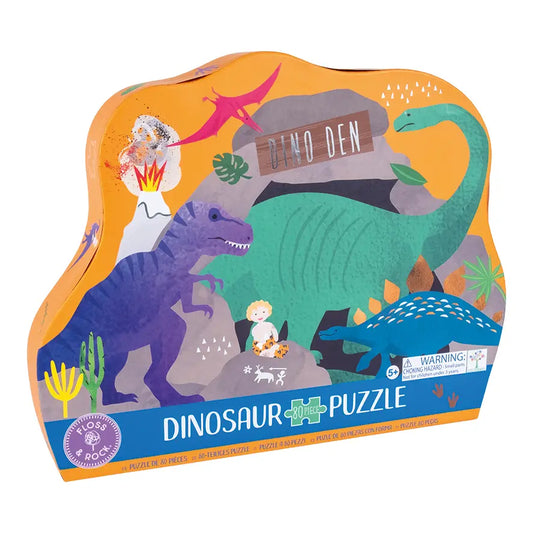 Dino 80pc "Diplodocus" Shaped Jigsaw with Shaped Box
